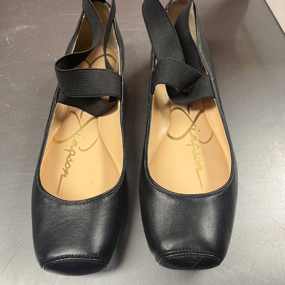 Jessica Simpson Black Ballet Flat